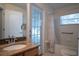 Bathroom featuring granite countertops and a tub shower combo at 5011 Glenburne Dr, Spring Hill, FL 34609