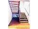 Community stairwell providing secure and easy access to upper-level units at 7623 Radcliffe Cir # 211A, Port Richey, FL 34668
