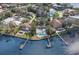 Waterfront homes with backyard pools and private boat docks at 1118 Monterey Ne Blvd, St Petersburg, FL 33704