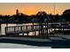 Enjoy sunset views from your waterfront pool and private dock at 1118 Monterey Ne Blvd, St Petersburg, FL 33704