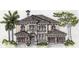 Elegant home design featuring a tile roof and arched windows and doors at 1118 Monterey Ne Blvd, St Petersburg, FL 33704