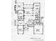 Detailed first-floor plan showcasing a thoughtful layout with a two-car garage at 1118 Monterey Ne Blvd, St Petersburg, FL 33704