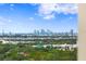 Expansive city view with lush greenery and a clear blue sky providing a beautiful backdrop at 3301 Bayshore Blvd # 1908B, Tampa, FL 33629