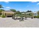 Outdoor lounge area with ample seating, a covered dining space, and a grilling area at 3301 Bayshore Blvd # 1908B, Tampa, FL 33629