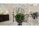 Lobby table featuring white Orchids at 3301 Bayshore Blvd # 1908B, Tampa, FL 33629