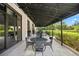 Outdoor patio underneath canopy, perfect for eating and entertaining at 3301 Bayshore Blvd # 1908B, Tampa, FL 33629