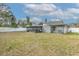 Spacious backyard featuring a screened patio and ample green space, perfect for outdoor activities and relaxation at 4810 Centerbrook Ct, Tampa, FL 33624