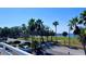 Elevated view showcasing the community's lush greenery, waterfront, and various recreational amenities at 611 Destiny Dr # 604, Ruskin, FL 33570