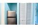 This kitchenette includes a mini-fridge and ample storage space at 611 Destiny Dr # 604, Ruskin, FL 33570