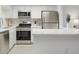 Well-equipped kitchen with stainless steel appliances and ample counter space at 7321 Central Ave # 402, St Petersburg, FL 33710