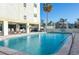 Bright outdoor pool with patio and lounge seating for residents and guests at 7321 Central Ave # 402, St Petersburg, FL 33710