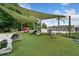 Well-maintained playground with modern equipment, featuring a climbing structure and a shaded area at 11008 Tahiti Isle Ln, Tampa, FL 33647