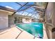 Inviting screened-in pool area for year-round enjoyment with clear blue water and ample deck space at 1811 Forest Dr, Oldsmar, FL 34677