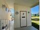 Covered outdoor patio at 205 Seagull N Dr, Tarpon Springs, FL 34689