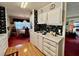 Cozy kitchen with white cabinets, modern appliances, and convenient layout for cooking and dining at 205 Seagull N Dr, Tarpon Springs, FL 34689