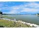 Scenic lake view showing the water and the distant shoreline homes on a clear and sunny day at 8351 Fantasia Park Way, Riverview, FL 33578