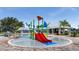 Community waterpark featuring splash pad, slides, and plenty of room to play at 13359 Orca Sound Dr, Riverview, FL 33579
