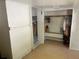 Bedroom featuring closet, painted block walls, and concrete flooring at 2656 44Th S St, Gulfport, FL 33711