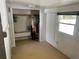 Bedroom featuring window, closet, and painted block walls at 2656 44Th S St, Gulfport, FL 33711