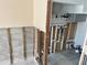 Kitchen area showcasing plumbing and gray cabinets at 2656 44Th S St, Gulfport, FL 33711