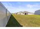 Spacious fenced backyard with well-maintained lawn at 2839 Gumbo Limbo Dr, Wimauma, FL 33598