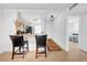 Kitchen with breakfast bar seating at 4647 Lake Villa Dr, Clearwater, FL 33762