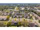 Community aerial view featuring well-maintained homes, mature trees, and easy access to nearby amenities at 6428 Thicket Trl, New Port Richey, FL 34653