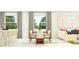 Bright open-concept dining area with a wooden table, large windows, and a glimpse of the living room at 11870 Sparkling Topaz Cv, Parrish, FL 34219