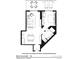 Floor plan depicting a 1 bedroom villa with a veranda and double balconies at 15000 Madeira Way # 512, Madeira Beach, FL 33708