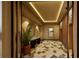 Contemporary hotel lobby with stylish decor, elevator access, and attractive flooring at 15000 Madeira Way # 512, Madeira Beach, FL 33708