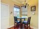Cozy kitchen nook with seating and window views, perfect for casual dining at 16112 Amethyst Key Dr, Wimauma, FL 33598