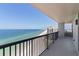 Huge balcony overlooking clear ocean and sandy beach with a coastline view at 1660 Gulf Blvd # Ph2, Clearwater Beach, FL 33767