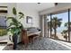 Elegant sitting area with ocean view, piano and a stylish interior at 1660 Gulf Blvd # Ph2, Clearwater Beach, FL 33767