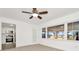 Bright kitchen featuring tile floors, fresh white paint, and stainless appliances at 1740 Coco Palm Cir, Sun City Center, FL 33573