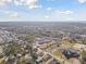 Wide aerial shot of a city with new construction, churches, and various buildings at 1741 S Martin Luther King Jr Ave, Clearwater, FL 33756