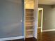 Built-in open storage with white shelves at 19029 Us Highway 19 N # 35E, Clearwater, FL 33764