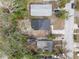 Aerial view of the property showing the roof, yard, and surrounding neighborhood at 1931 24Th S St, St Petersburg, FL 33712