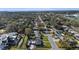 A scenic aerial shot of the home and the neighborhood at 4106 W Bay View Ave, Tampa, FL 33611