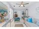 Inviting living room featuring comfortable seating, elegant decor, and ample natural light at 4106 W Bay View Ave, Tampa, FL 33611