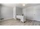 This bedroom features ample closet space and neutral walls at 1157 Brook Rd, Clearwater, FL 33755