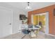 Dining area with a stylish table set and view to the outdoor area at 245 Faithway Dr, Seffner, FL 33584