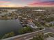 Waterfront property features stunning views of the city skyline and direct access to the canal at 3961 12Th Ne St, St Petersburg, FL 33703