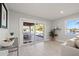 Spacious room with large sliding doors that lead to a relaxing pool area at 3961 12Th Ne St, St Petersburg, FL 33703