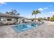 Private backyard pool and patio with lush landscaping; ideal for outdoor living at 3961 12Th Ne St, St Petersburg, FL 33703