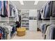 Spacious walk-in closet with ample storage, built-in shelves, and organized clothing racks at 3961 12Th Ne St, St Petersburg, FL 33703