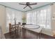Bright dining area filled with natural light from the surrounding windows at 4106 Central Sarasota Pkwy # 1023, Sarasota, FL 34238