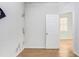 Bedroom with decorative wall designs and adjoining door at 4512 Paper Mulberry Pl, Riverview, FL 33578