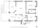 Detailed floor plan of the upper level showing spacious layout with bedrooms, living areas, kitchen, and outdoor deck access at 6291 Sebring St, Weeki Wachee, FL 34607