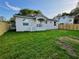 Backyard features a fenced in yard and lush lawn at 10118 66Th Ave, Seminole, FL 33772