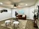 Well-lit living room featuring stylish decor and comfortable seating at 10118 66Th Ave, Seminole, FL 33772
